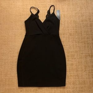 Black open Lacey back dress